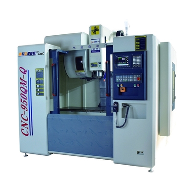 Precisione di posizionamento verticale di ripetizione della fresatrice 0.008mm di CNC di asse di industriale 3